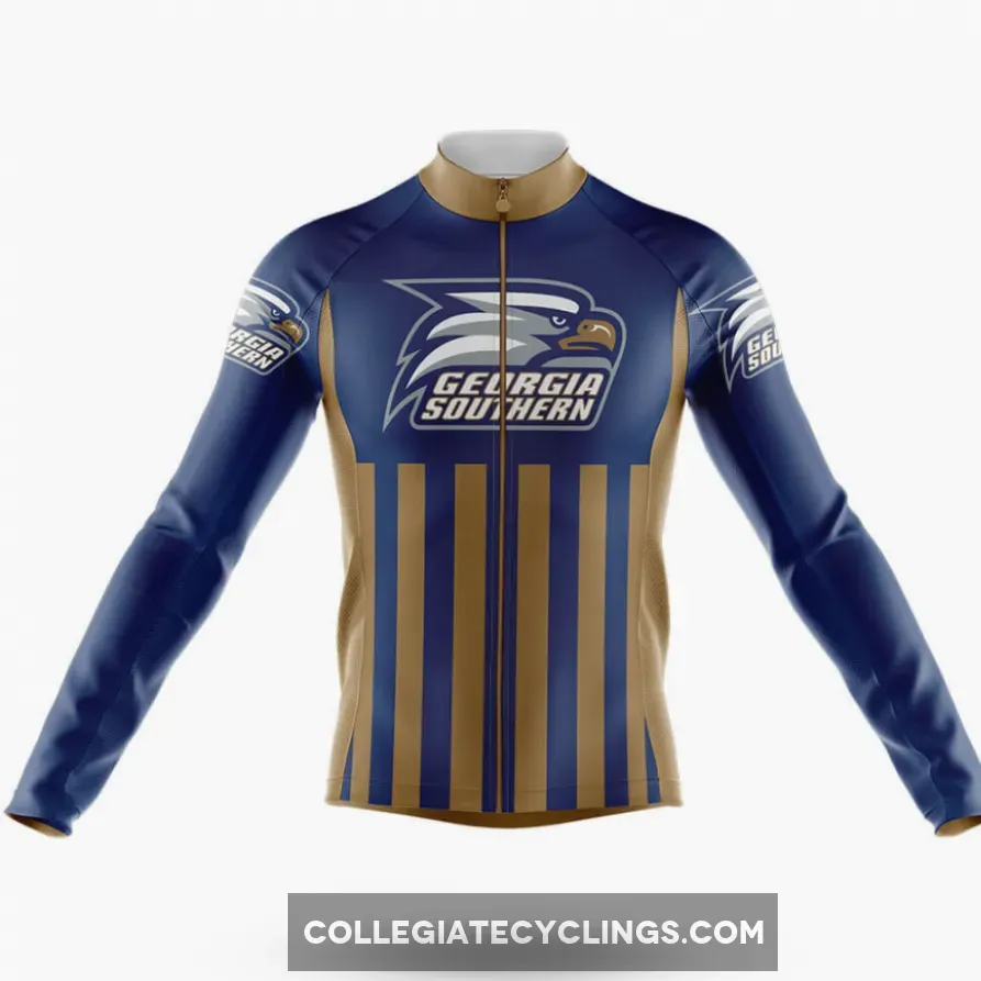 Georgia Southern University USA Long Sleeve Cycling Jersey