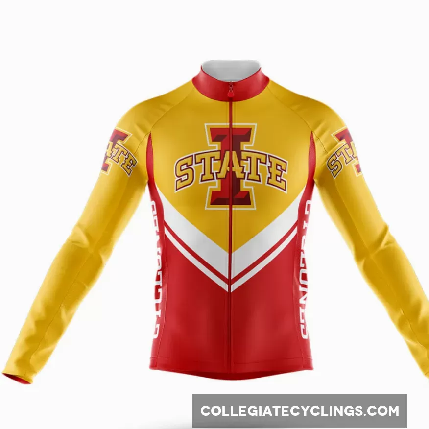Iowa State University Long Sleeve Cycling Jersey Ver.3