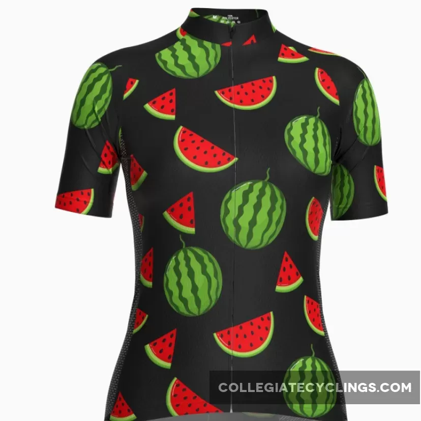Online Women's Watermelon Short Sleeve Cycling Jersey