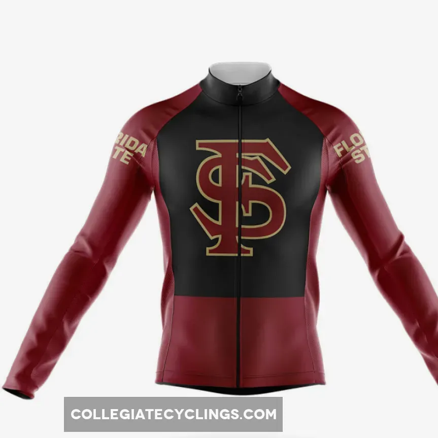 FSU Seminoles Long Sleeve Cycling Jersey Only For Sale