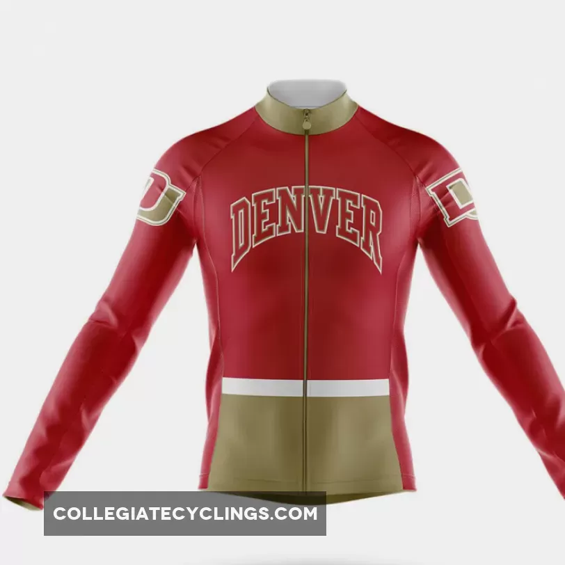 Best Denver Pioneers Long Sleeve Cycling Jersey