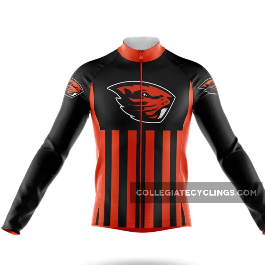 Oregon State University USA Long Sleeve Cycling Jersey