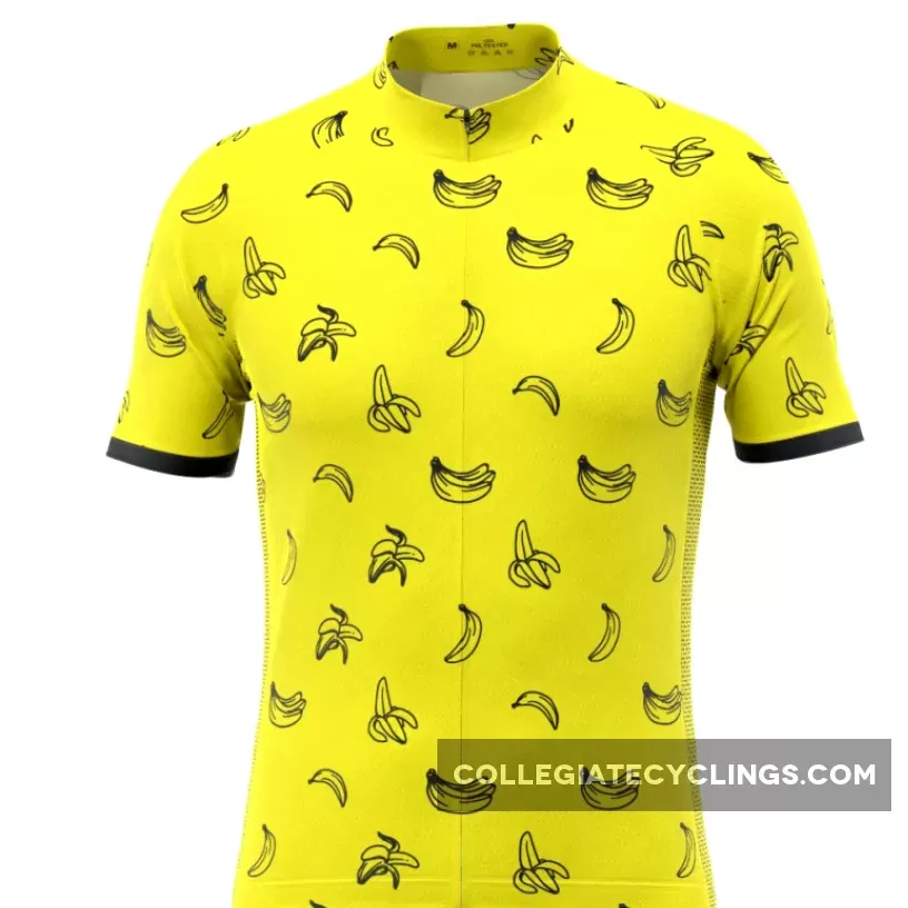 Men's Must Be Bananas Short Sleeve Cycling Jersey / bananas mens
