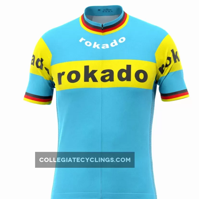 Men's Retro 1973 Team Rokado German Cycling Jersey Online