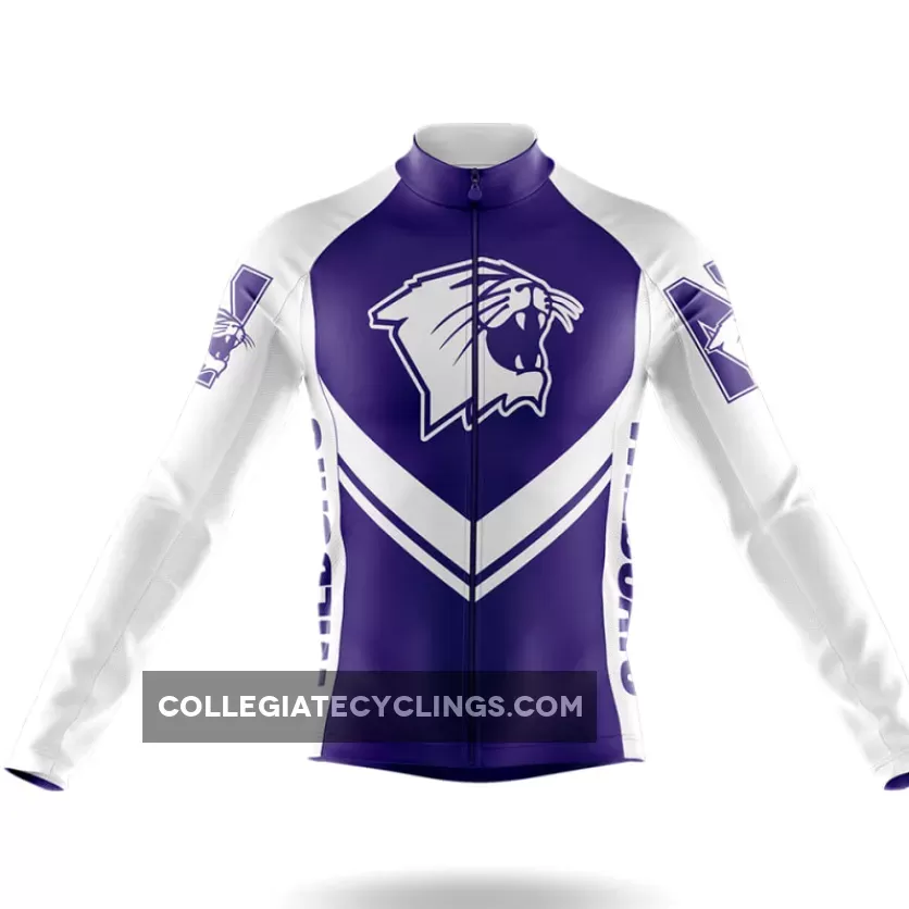Northwestern University Long Sleeve Cycling Jersey Only Ver.3