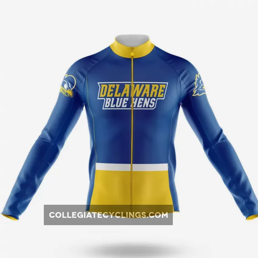 Delaware Blue Hens Long Sleeve Cycling Jersey Restock