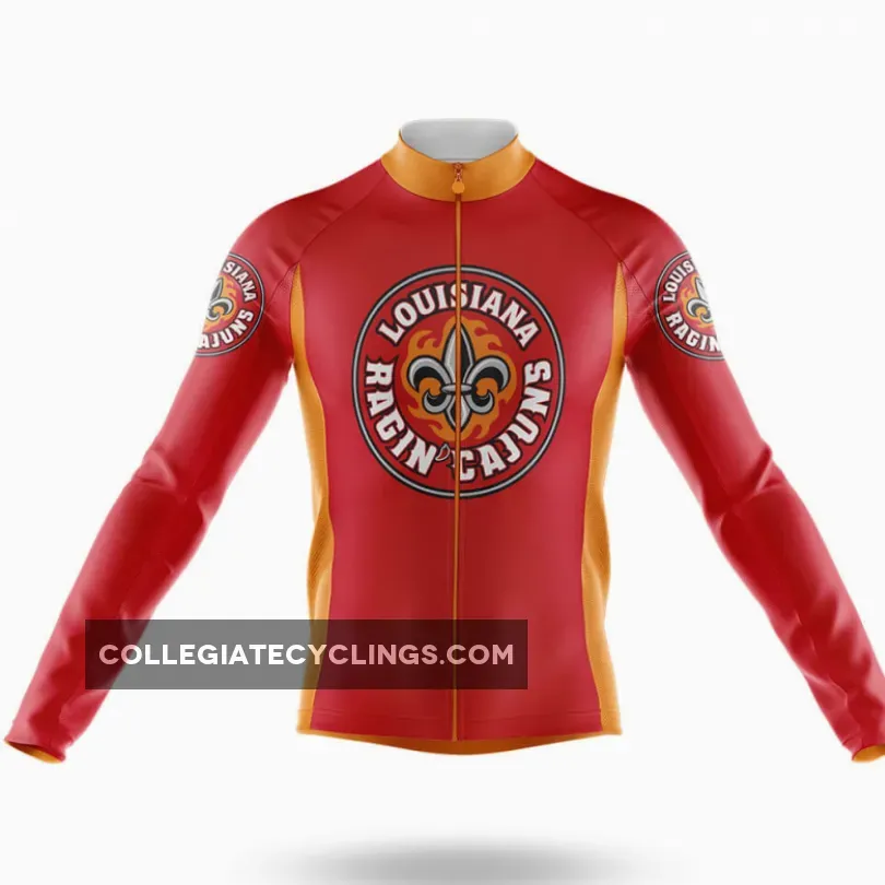 Ragin Cajuns Long Sleeve Cycling Jersey For Sale