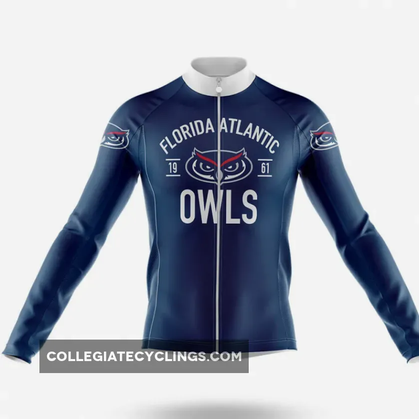 Florida Atlantic University 1961 Long Sleeve Cycling Jersey For Sale