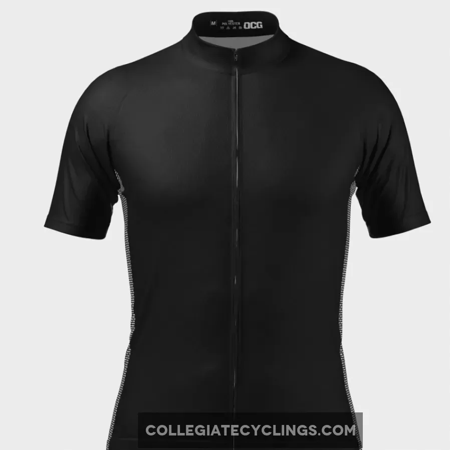Men's OCG Plain Color Block Short Sleeve Cycling Jersey Discount