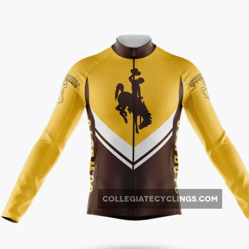 University of Wyoming V3 - Men's Cycling Kit - Long Sleeve Jersey
