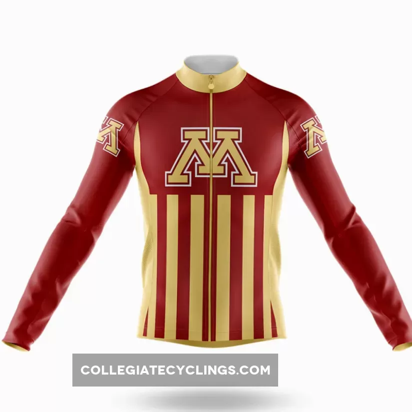 University Of Minnesota Usa Long Sleeve Cycling Jersey Restock