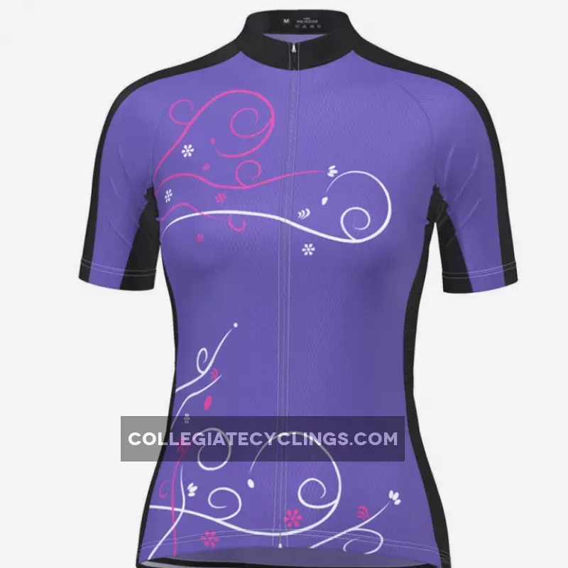 Women's Floral Swirl Short Sleeve Cycling Jersey New Releases