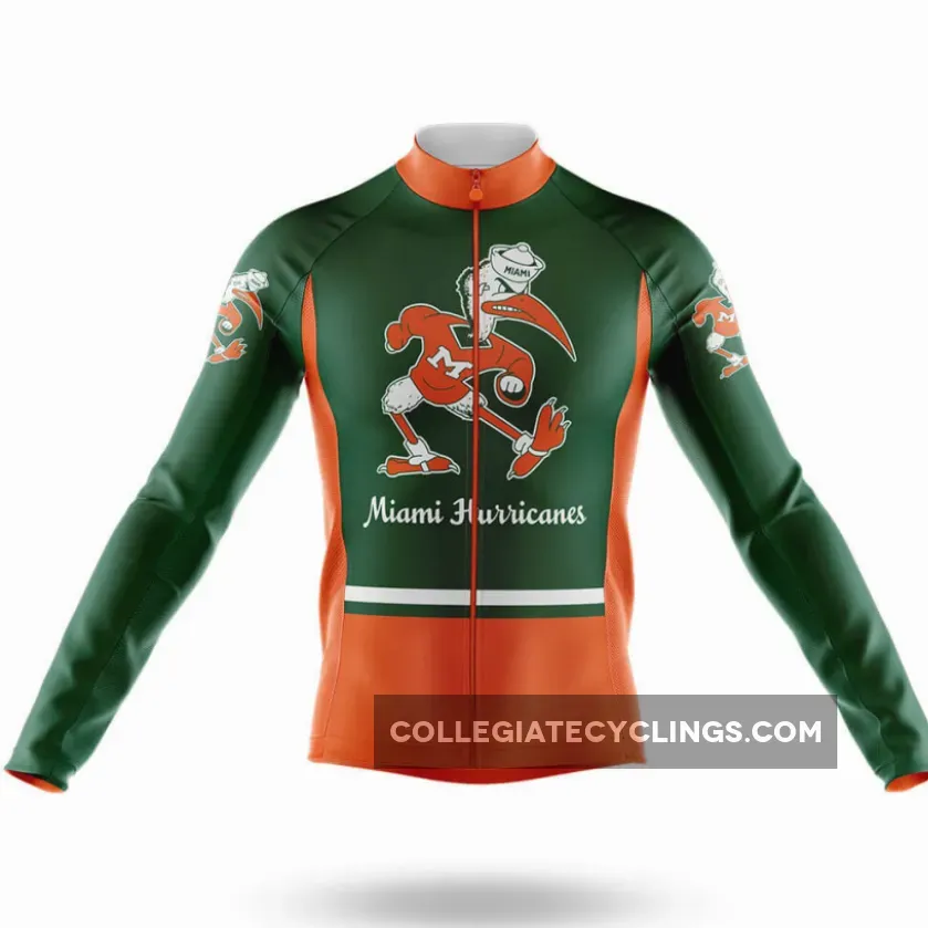 Miami Canes Long Sleeve Cycling Jersey | CANES GEAR
