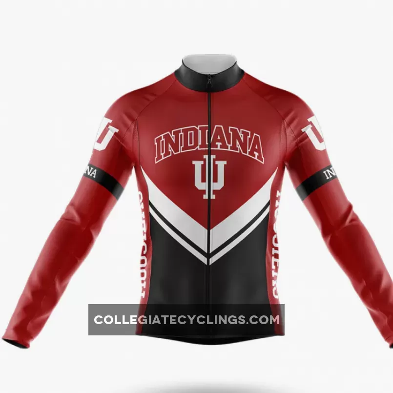Indiana University Bloomington Long Sleeve Cycling Jersey Ver.3