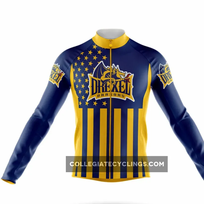 Drexel University USA Long Sleeve Cycling Jersey Only