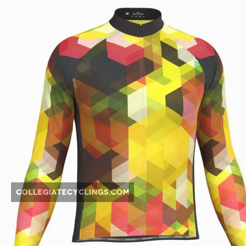 Men's Mosaic Long Sleeve Cycling Jersey Online