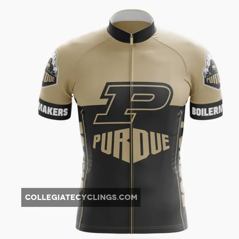 Purdue Bibs - Purdue University V2 - Men's Cycling / Jersey Only