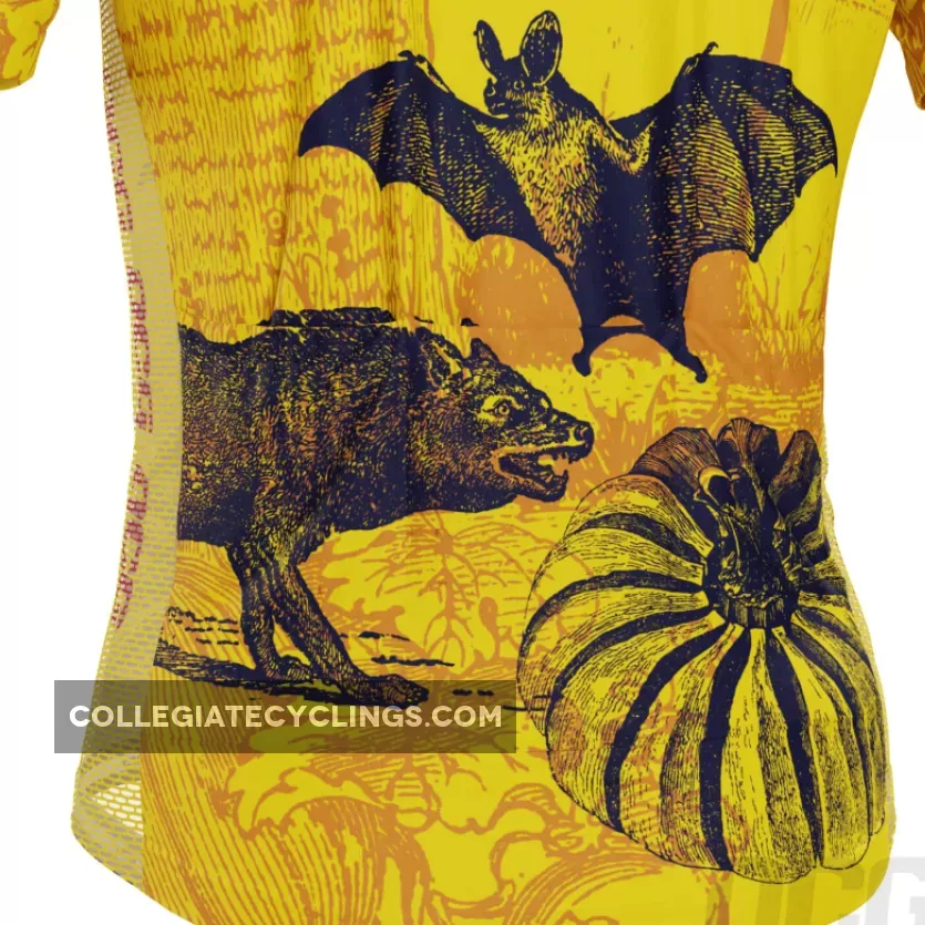 Men's Happy Halloween Short Sleeve Cycling Jersey