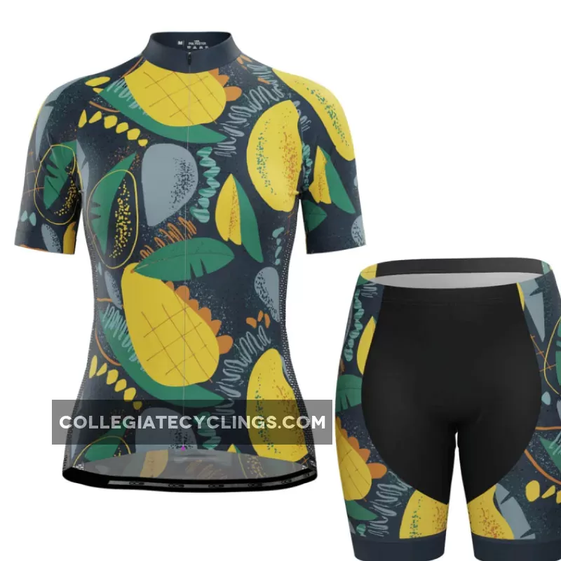 Women's Mango Fruit Indulgence Short Sleeve Cycling Kit Online
