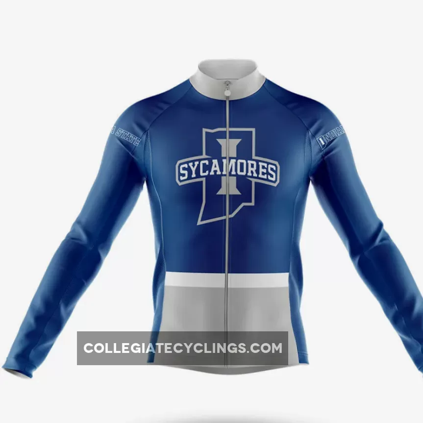 Indiana State Long Sleeve Cycling Jersey For Sale