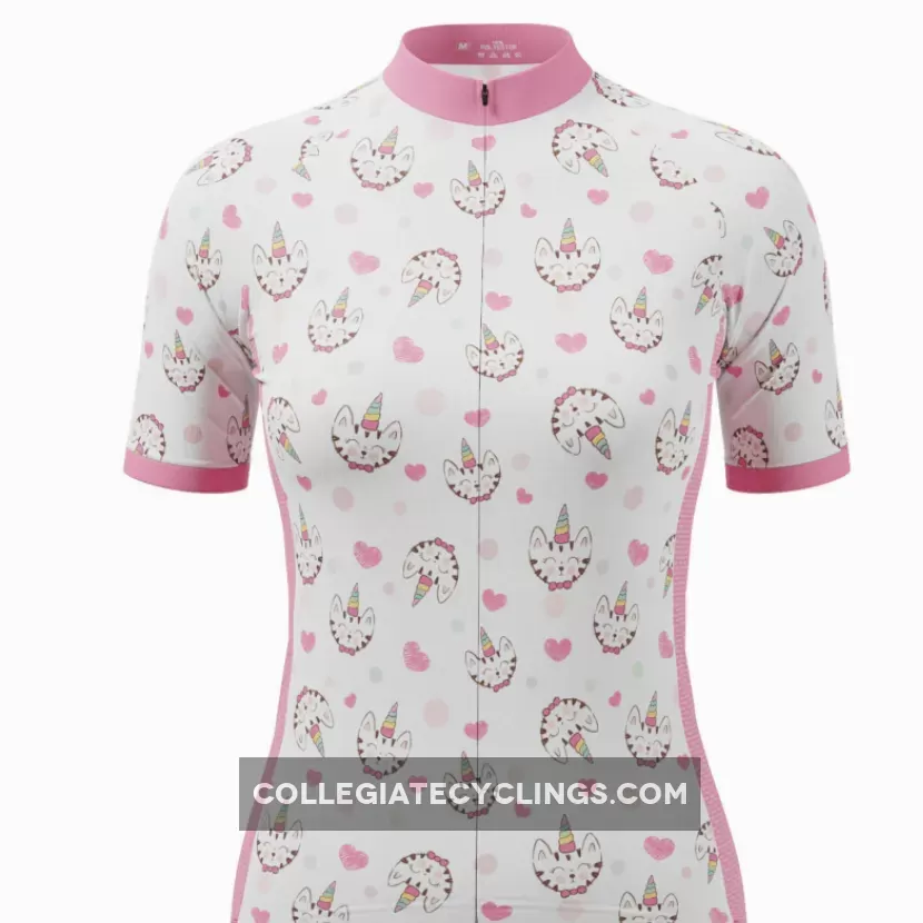 New Releases Women's Kitty-Corn Unicorn Fun Cycling Jersey