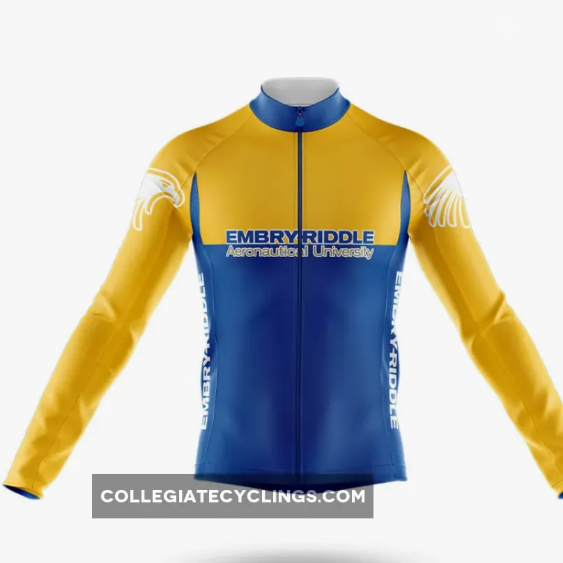For Sale Embry Riddle Aeronautical University Long Sleeve Cycling Jersey Ver 2