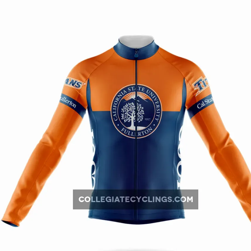 Restock California State University Fullerton Long Sleeve Cycling Jersey Ver 2