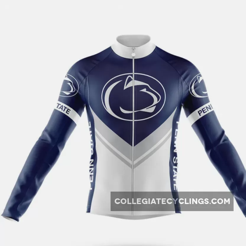 How To Buy Pennsylvania State University Long Sleeve Cycling Jersey Ver 3