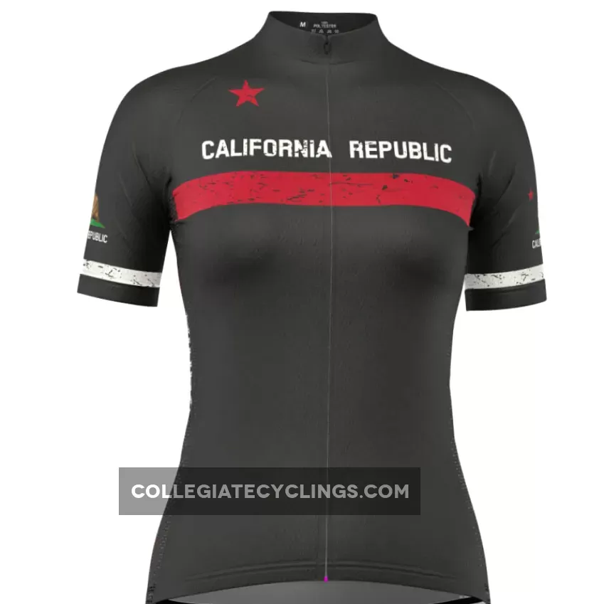 Women's California Republic Short Sleeve Cycling Jersey