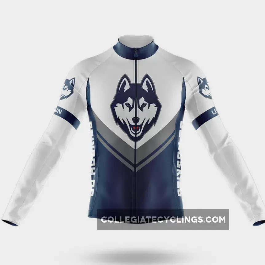 University of Connecticut Long Sleeve Cycling Jersey Ver.3