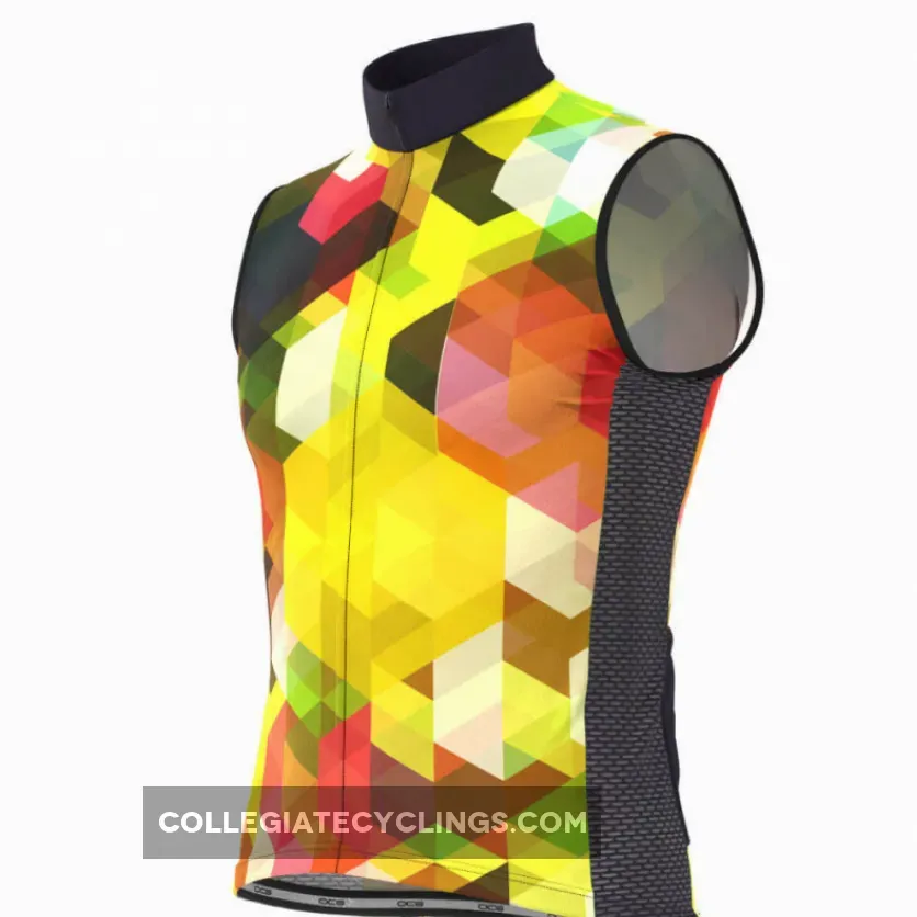 Men's Mosaic Sleeveless Cycling Jersey - Mens Sleeveless Cycling Jersey