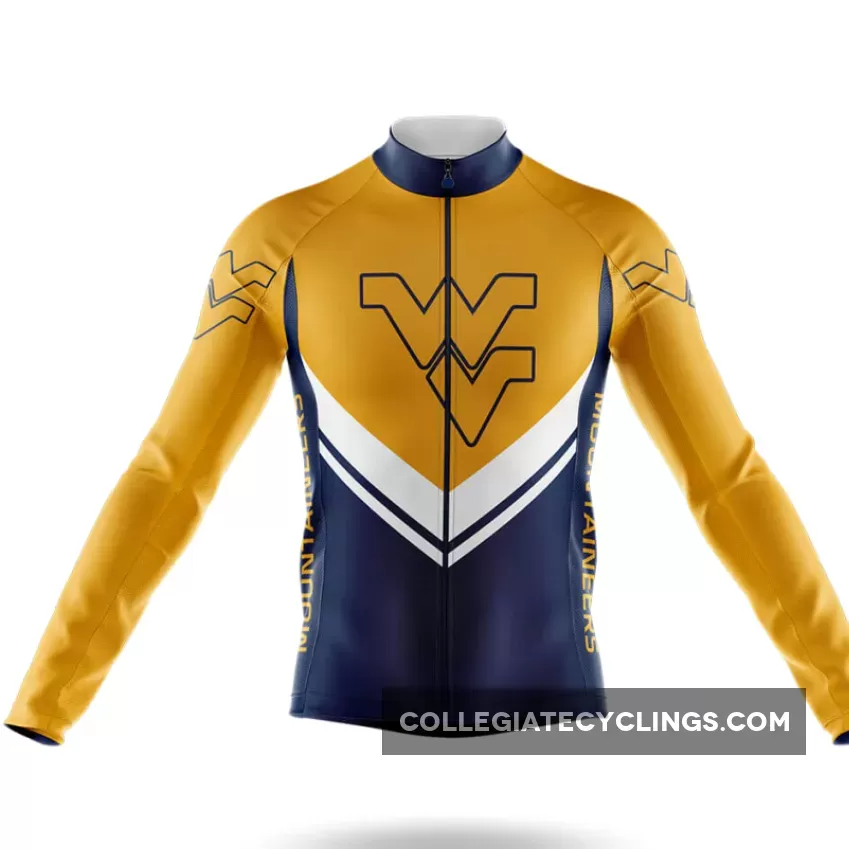 West Virginia University Long Sleeve Cycling Jersey Ver.3
