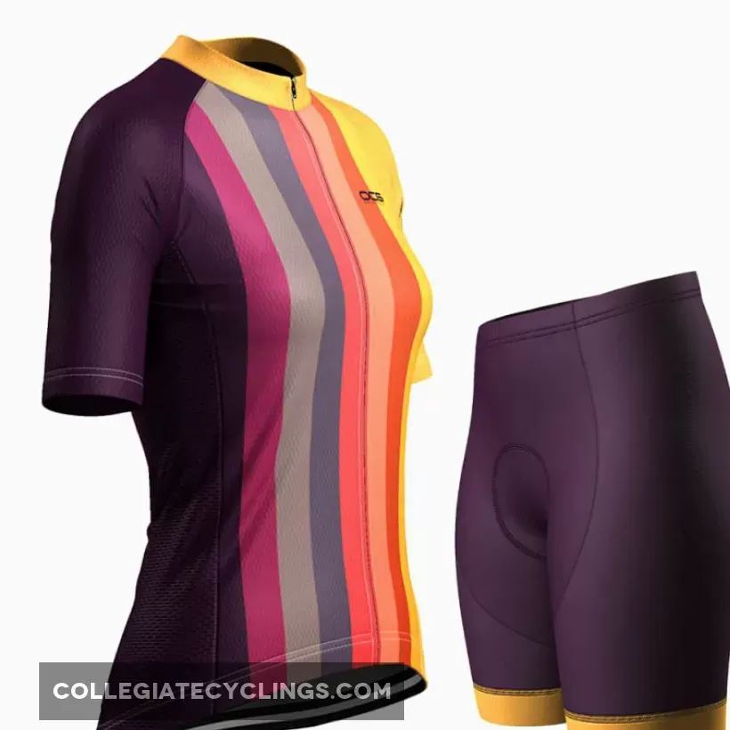 Women's Sunburnt Rainbow Pro-Band Cycling Kit Online