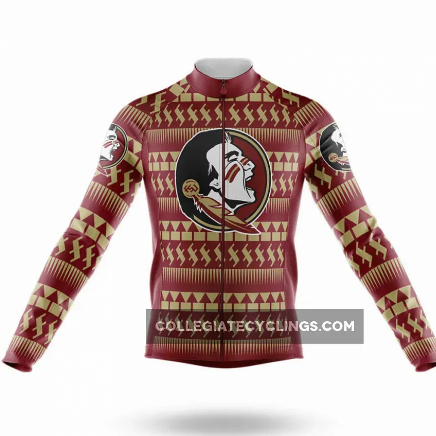 Where To Buy FSU Chevron Long Sleeve Cycling Jersey