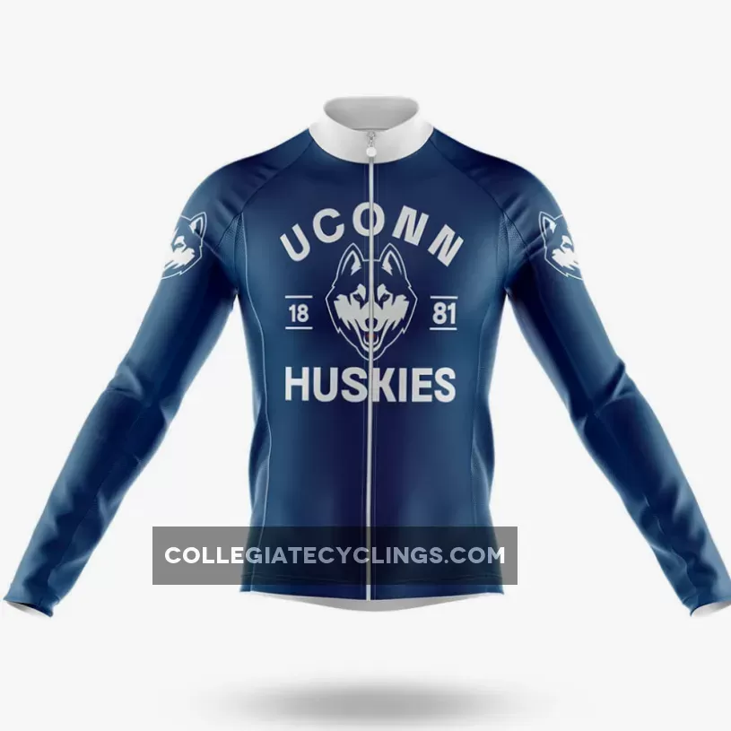 University of Connecticut 1881 Long Sleeve Cycling Jersey