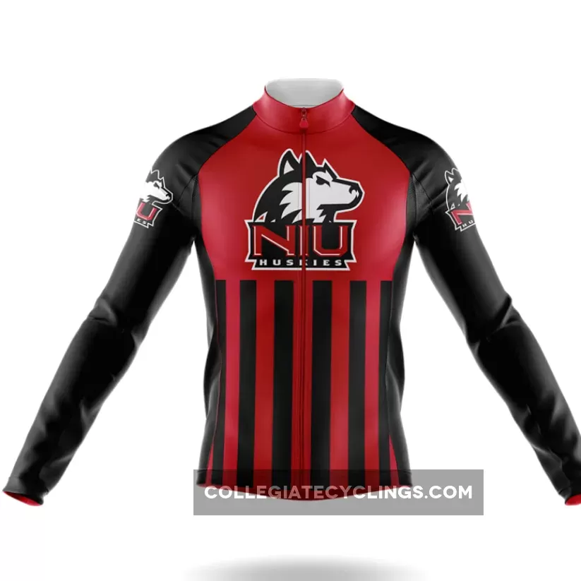 Northern Illinois University USA Long Sleeve Cycling Jersey For Sale