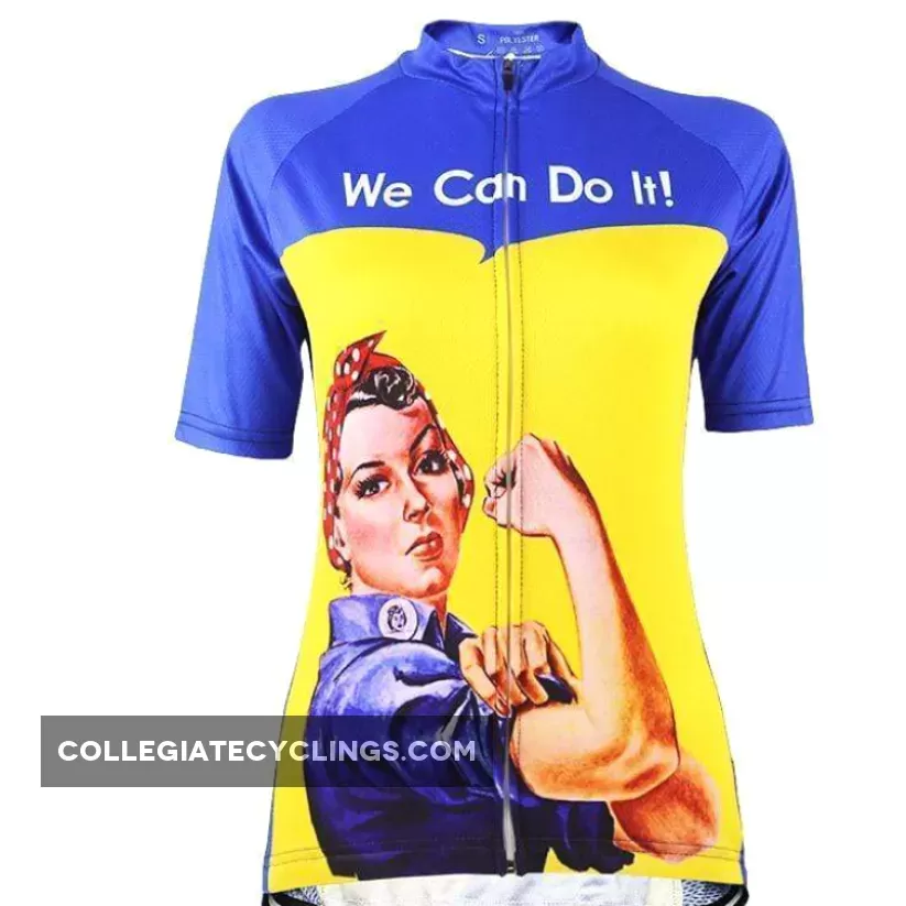 Women's Rosie The Riveter Short Sleeve Cycling Jersey Online