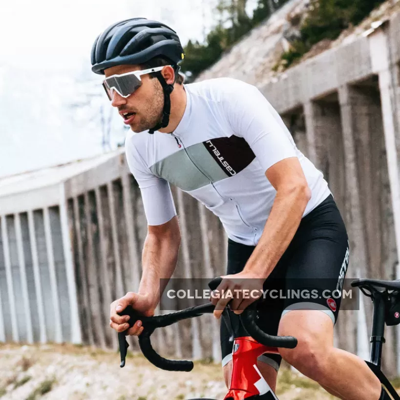 Castelli Prologo 7 Jersey - Light Grey For Sale