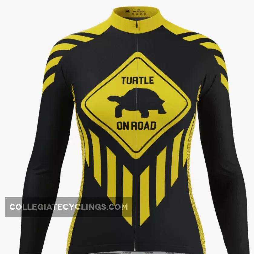 Women's Turtle On Road Long Sleeve Cycling Jersey Discount