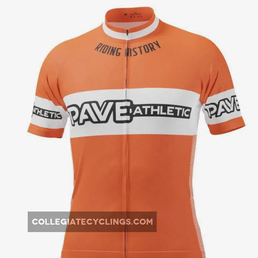 Online PAVE Athletic Retro Terme Short Sleeve Cycling Jersey