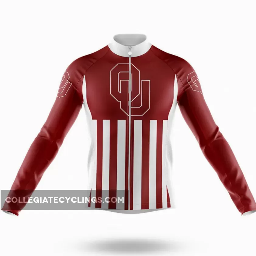 University of Oklahoma USA Long Sleeve Cycling Jersey