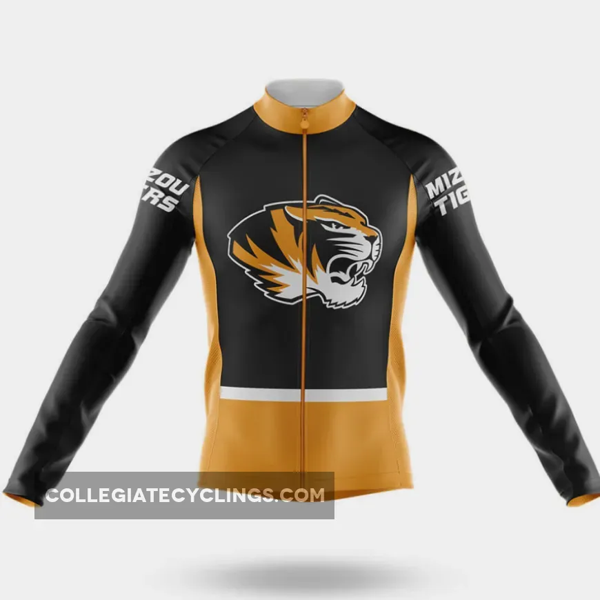 Mizzou Tigers Long Sleeve Cycling Jersey For Sale