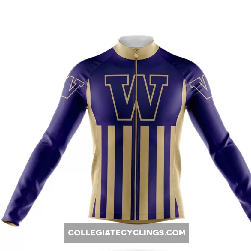 University of Washington USA Long Sleeve Cycling Jersey