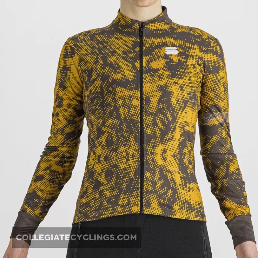 Sportful Escape Supergiara Thermal women long sleeves jersey - Yellow 1121507-001