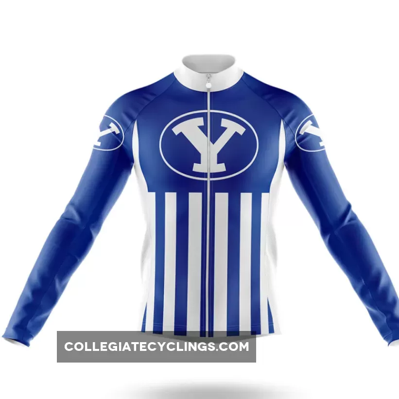 Brigham Young University USA Long Sleeve Cycling Jersey For Sale