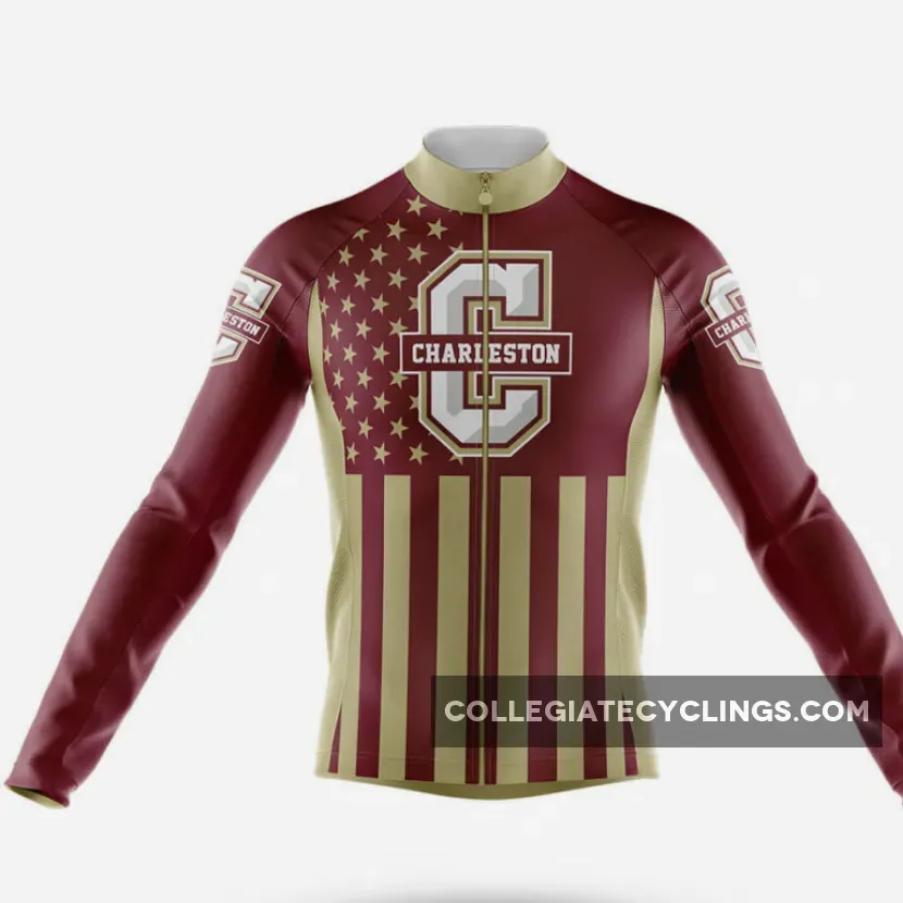 College of Charleston USA Long Sleeve Cycling Jersey Only