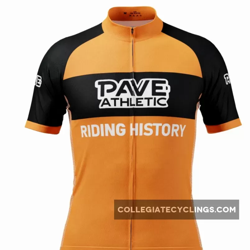 PAVE Athletic Retro Milan Short Sleeve Cycling Jersey Discount
