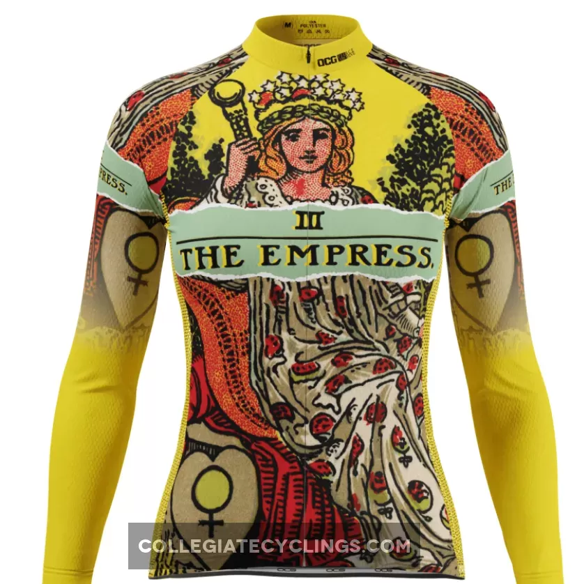 Online Women's The Empress Tarot Long Sleeve Cycling Jersey