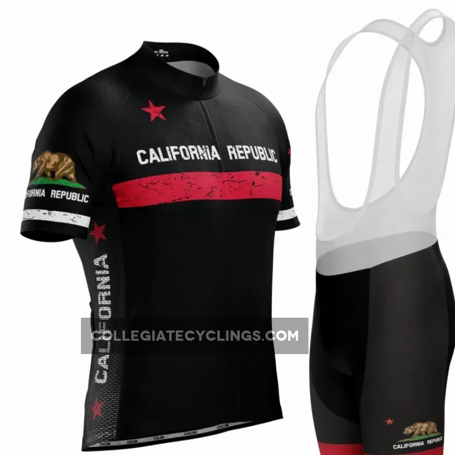 Men's California Republic Short Sleeve Cycling Kit For Sale