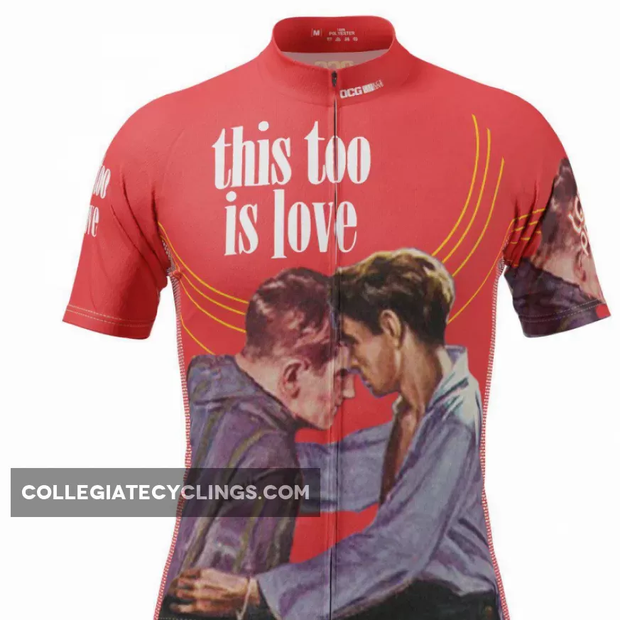 Men's This Too Is Love LGBT Short Sleeve Cycling Jersey Online
